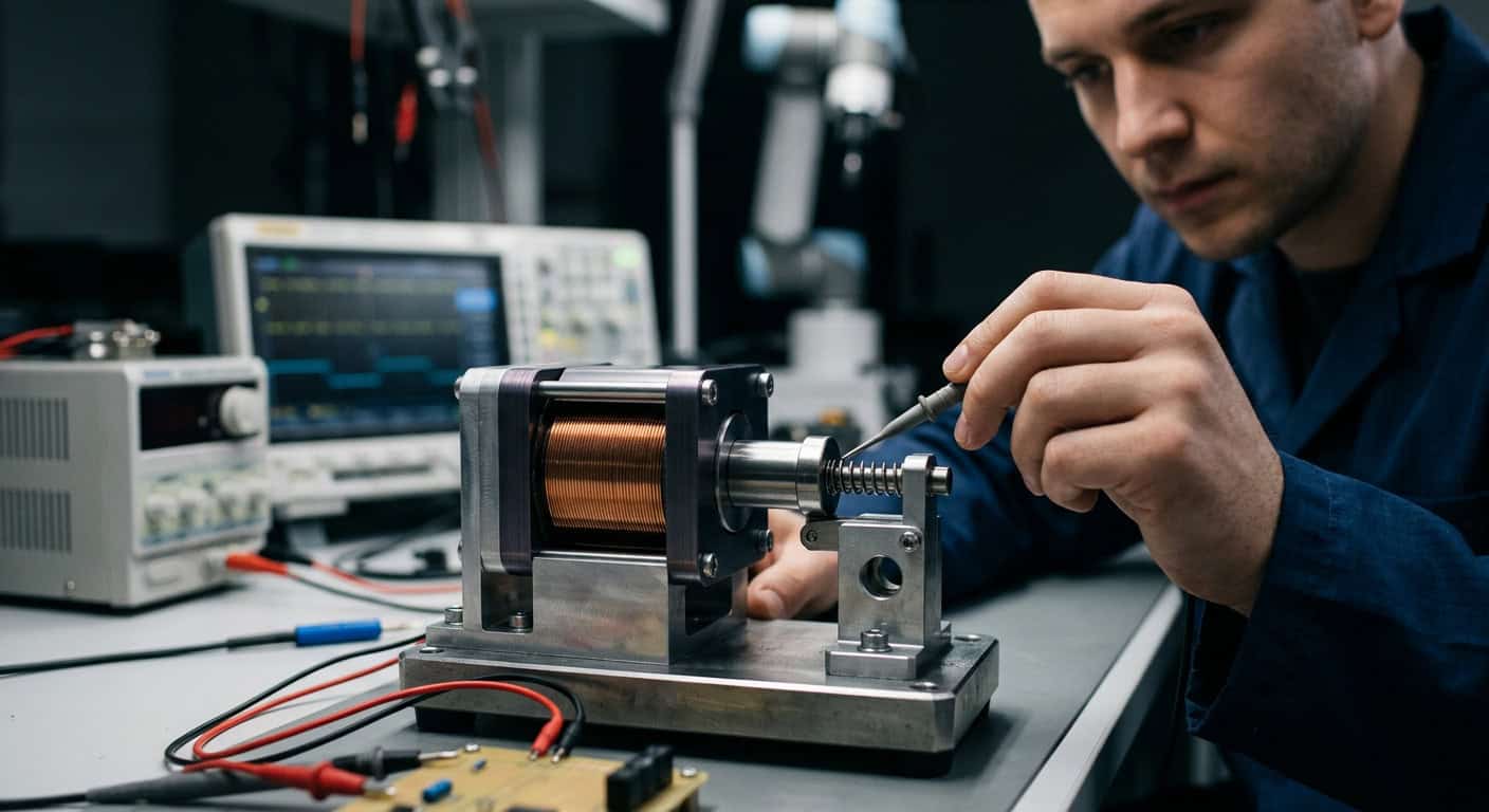 En este momento estás viendo ¿Por qué la fuerza de atracción de un solenoide cambia drásticamente con el recorrido? Análisis del juego de diseño de la curva de fuerza del solenoide.