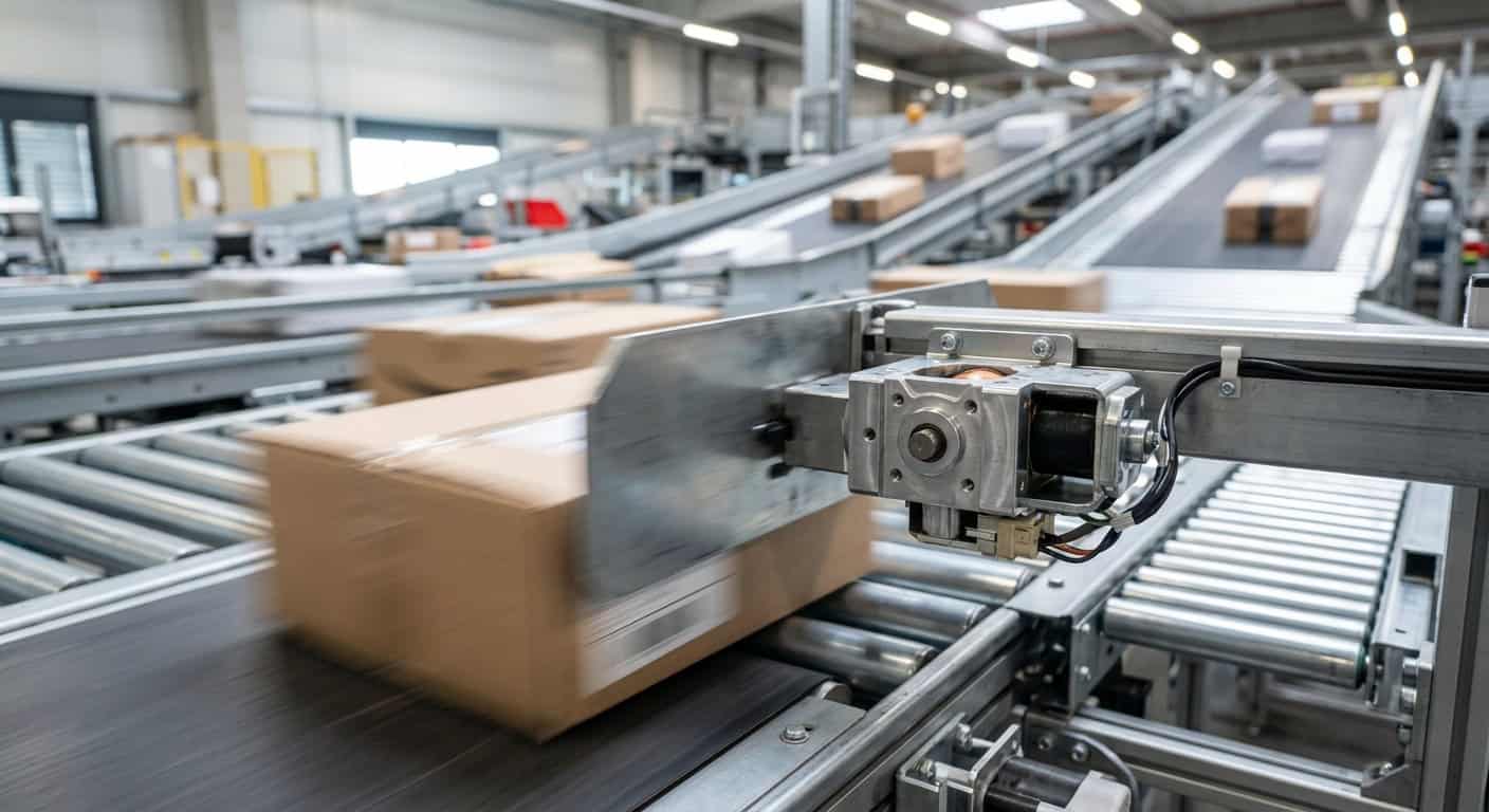You are currently viewing The Invisible Bottleneck of Smart Sorting: The Real Impact of Stroke-Force Curves and Duty Cycles on Conveyor System Reliability